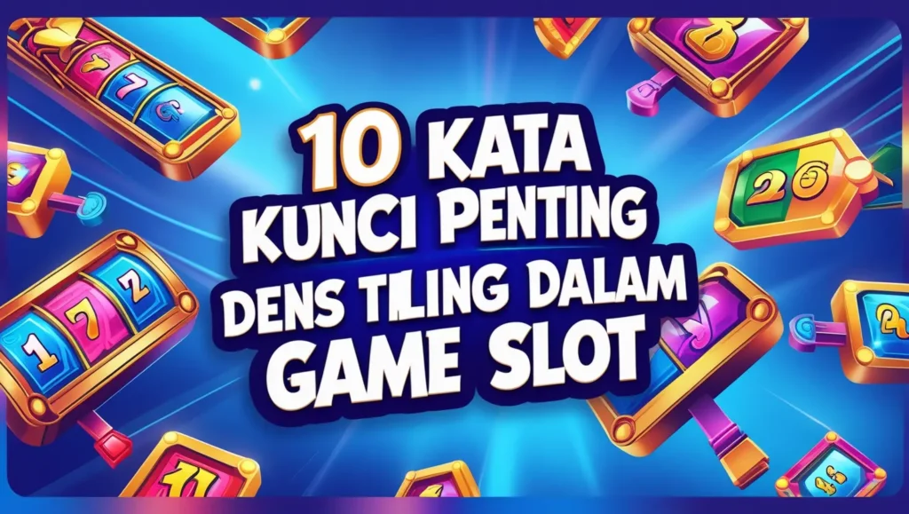 10 Kata Kunci Penting dalam Game Slot